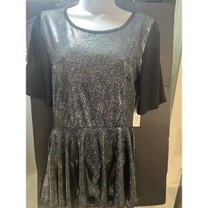 NWT LULAROE ELEGANT SHINY MULTICOLOR TOP SIZE XS (2166)‎